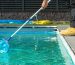 Limpiar piscina después de una tormenta